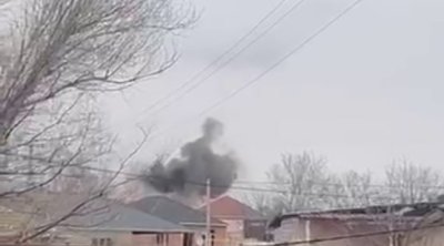 Naxçıvan aeroportuna HÜCUM ANI &ndash; VİDEO 