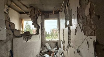 Molla rejiminin PUA hücumuna məruz qalan məktəbdən FOTOLAR