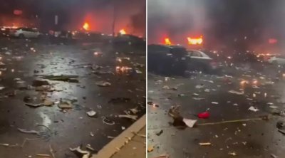 Gecə yarısı Tel-Əviv kabus yaşadı - VİDEO