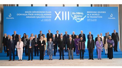 İlham Əliyev XIII Qlobal Bakı Forumunun AÇILIŞ MƏRASİMİNDƏ - FOTO