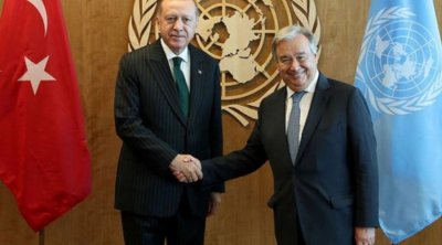 Ərdoğan Quterreşə Atatürk Beynəlxalq Sülh Mükafatı təqdim edəcək