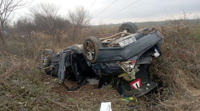 Qusarda avtomobil aşdı - YARALILAR VAR - ÖZƏL - FOTO