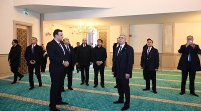 Əlaqələndirmə Qərargahının üzvləri Hadrut məscidini ziyarət ediblər - FOTO