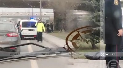 Səhər saatlarında Bakıda ölümlə nəticələnən qəza olub - VİDEO