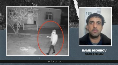 Sabunçuda evlərdən 25 min manatlıq oğurluq edən şəxs ƏLƏ KEÇDİ - VİDEO
