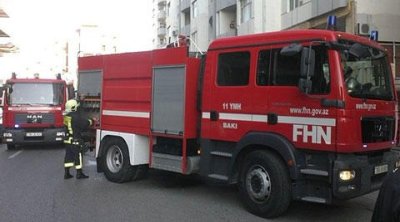 İsmayıllıda EV YANDI