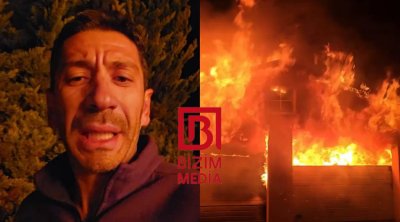 Tanınmış fotoqrafın evində yanğın hadisəsi baş verdi - VİDEO