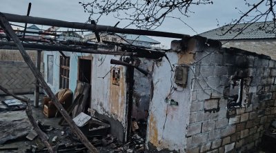 Yevlaxda avtoyuma mərkəzində YANĞIN - FOTO