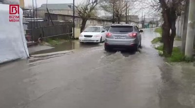 Kürdəmir aramsız yağışlardan sonra... &ndash; VİDEO