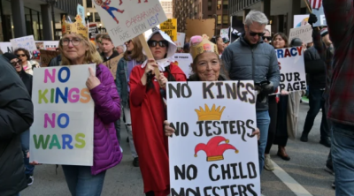 ABŞ-da milyonlarla insan Trampa qarşı etiraza çıxdı - VİDEO