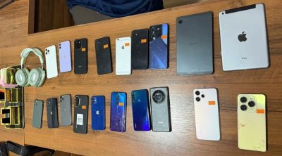 Telefon mağazasından 12 min manatlıq oğurluq edildi - VİDEO