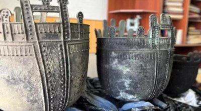 Hun dövrünə aid əşyalar TAPILDI