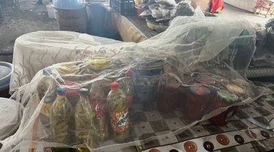 Bərdə bazarında ANTİSANİTARİYA - FOTO