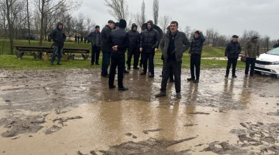 Kənd sakini Farik Rəsulovu aparan Quru çaya baxış keçirildi - FOTO