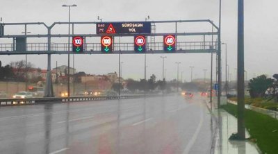 Yağışa görə endirilən sürət həddi bərpa olundu