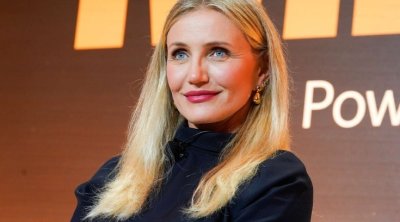 Kemeron Diaz həyat yoldaşı ilə görüntüləndi - Foto