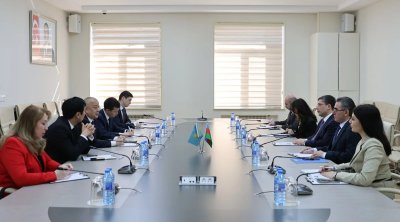 Medianın İnkişafı Agentliyində Qazaxıstan nümayəndə heyəti ilə görüş keçirildi - FOTO
