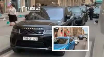 Moskva prospektində qanunsuz parklanma tıxac yaradır – VİDEO