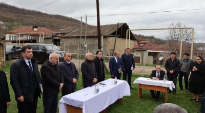 Qusar icra başçısının növbəti səyyar qəbulu: Sakinlərin müraciətləri ilə bağlı tapşırıq verdi - FOTO