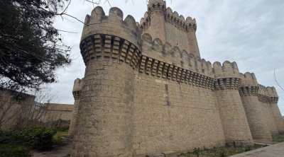 Böyük Mərdəkan qəsrində ÇÖKMƏ &ndash; FOTO