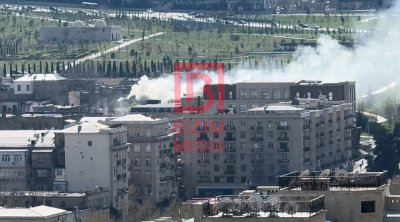 SON DƏQİQƏ! Bakının mərkəzində yanğın&ndash; ANBAAN VİDEO
