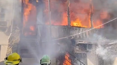 Bakının mərkəzindəki yanğın söndürüldü – ANBAAN VİDEO