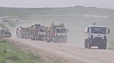 ABŞ hərbi qüvvələri Suriyanı belə tərk etdi – VİDEO