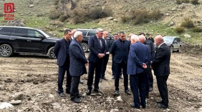 Yeni sədr Qubada sürüşmə zonasında: Tapşırıqlar verdi &ndash; FOTO