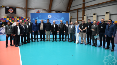 Qadın voleybolçular mükafatlandırıldı - FOTO