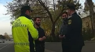 Həm özlərinin, həm də sürücülərin həyatını riskə atdılar &ndash; ANBAAN VİDEO