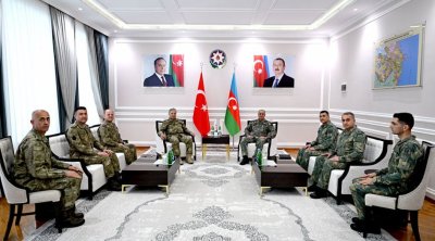 Hikmət Mirzəyev türkiyəli generalla nəyi müzakirə etdi? &ndash; DETALLAR - FOTO