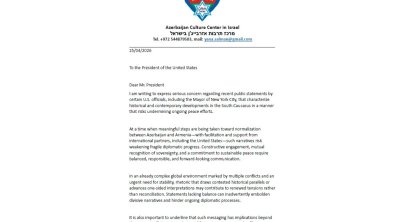 Diaspor təşkilatları Nyu-York merinə etiraz olaraq Donald Trampa MÜRACİƏT ETDİ