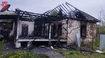 Kürdəmirdə evdə güclü yanğın: 1 nəfər öldü - FOTO