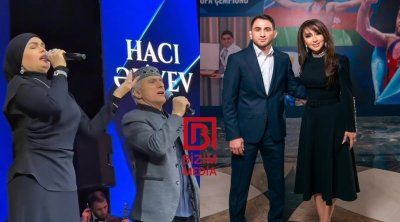 Hacı Əliyevin ad günündən yeni GÖRÜNTÜLƏR YAYILDI: Bu sənətçilər səhnə alıb! - FOTO/VİDEO
