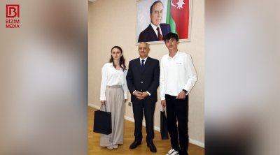 Qusarda yüksək nəticə göstərən şagirdlər mükafatlandırılıb - FOTO