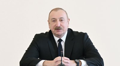 İlham Əliyev İrəvandakı tədbirdə videobağlantı formatında çıxış edib - VİDEO