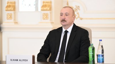 İlham Əliyev İrəvandakı tədbirdə videobağlantı formatında çıxış edib -FOTO/VİDEO