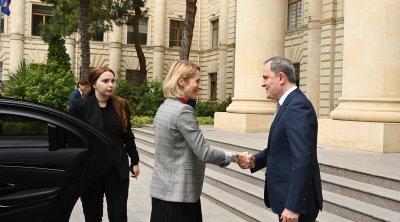 Ceyhun Bayramov Kaya Kallasla görüşdü &ndash; FOTO
