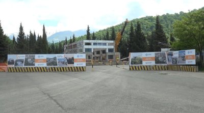 Balakəndəki ilk kanat yolu yenidən qurulur - FOTO