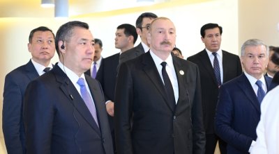 Türk Dünyasının liderləri &ldquo;Həzrət Sultan&rdquo; muzeyində - FOTO