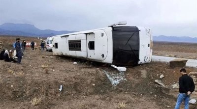 İranda dəhşətli avtobus faciəsi &ndash; 8 ölü, 15 yaralı var