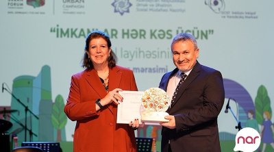 &ldquo;Nar&rdquo; &ldquo;İmkanlar hər kəs üçün&rdquo; layihəsinin bağlanış mərasimində iştirak edib