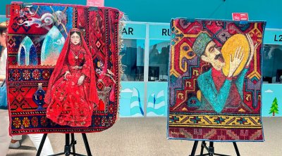 İstifadəyə yararsız xalçalar sənət əsərinə çevrildi &ndash; FOTO