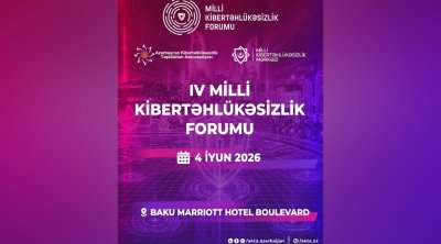 Bakıda “4-cü Milli Kibertəhlükəsizlik Forumu” keçiriləcək