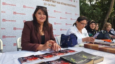 Gülnarə İsrafilin kitabları oxucular tərəfindən maraqla qarşılandı &ndash; FOTO