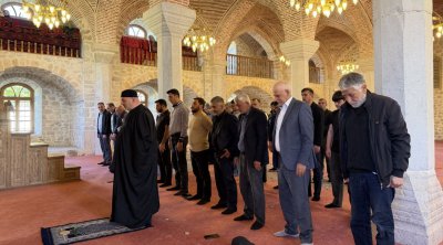Şuşada Qurban bayramı namazı qılınıb