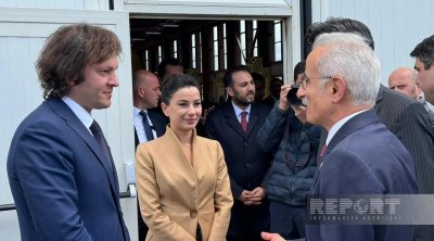 BTQ dəmir yolu xəttinin modernləşdirilmədən sonra açılış mərasimi keçirilir &ndash; FOTO