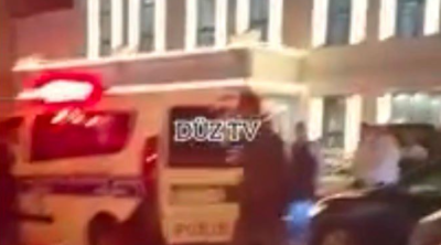 Bakıda şadlıq sarayının qarşısında kütləvi dava: Polis hərəkətə keçdi - FOTO