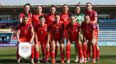 Qadın futbolçularımız Şimali Makedoniyanı məğlub etdi