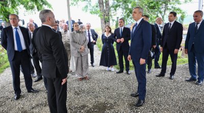 Əlaqələndirmə Qərargahı Daşbulaq kəndində baramaçılığın bərpası ilə tanış oldu - FOTO